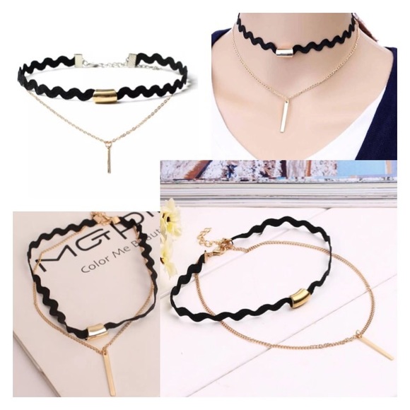 💙💎💲FIRM🛍➕BUNDLE➕🛍4 DISCOUNT!💛BLACK💛CHOKER🖤 - Picture 7 of 8